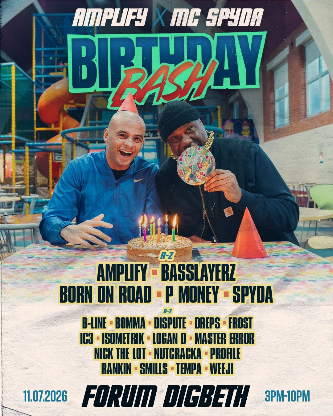AMPLIFY X MC SPYDA BIRTHDAY BASH — Forum Digbeth